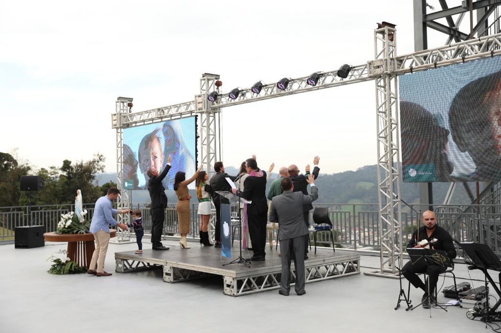 ACEI prestigia inauguração do Santuário Nossa Senhora de Lourdes e do